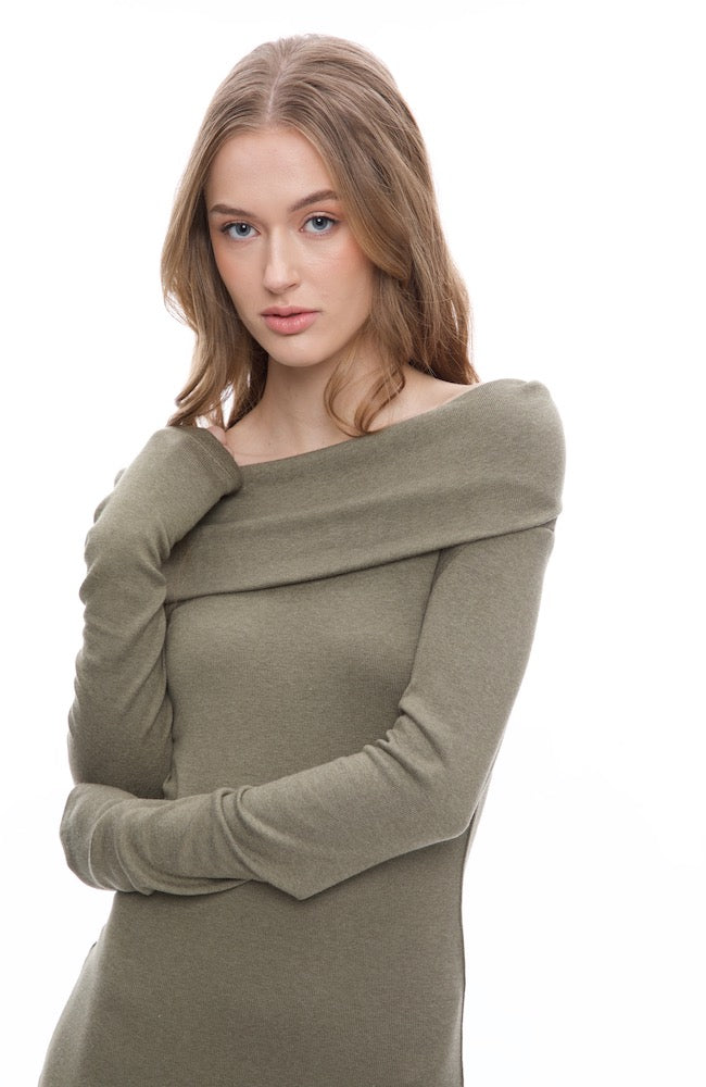 Trybe: Cowl Sweater Dress